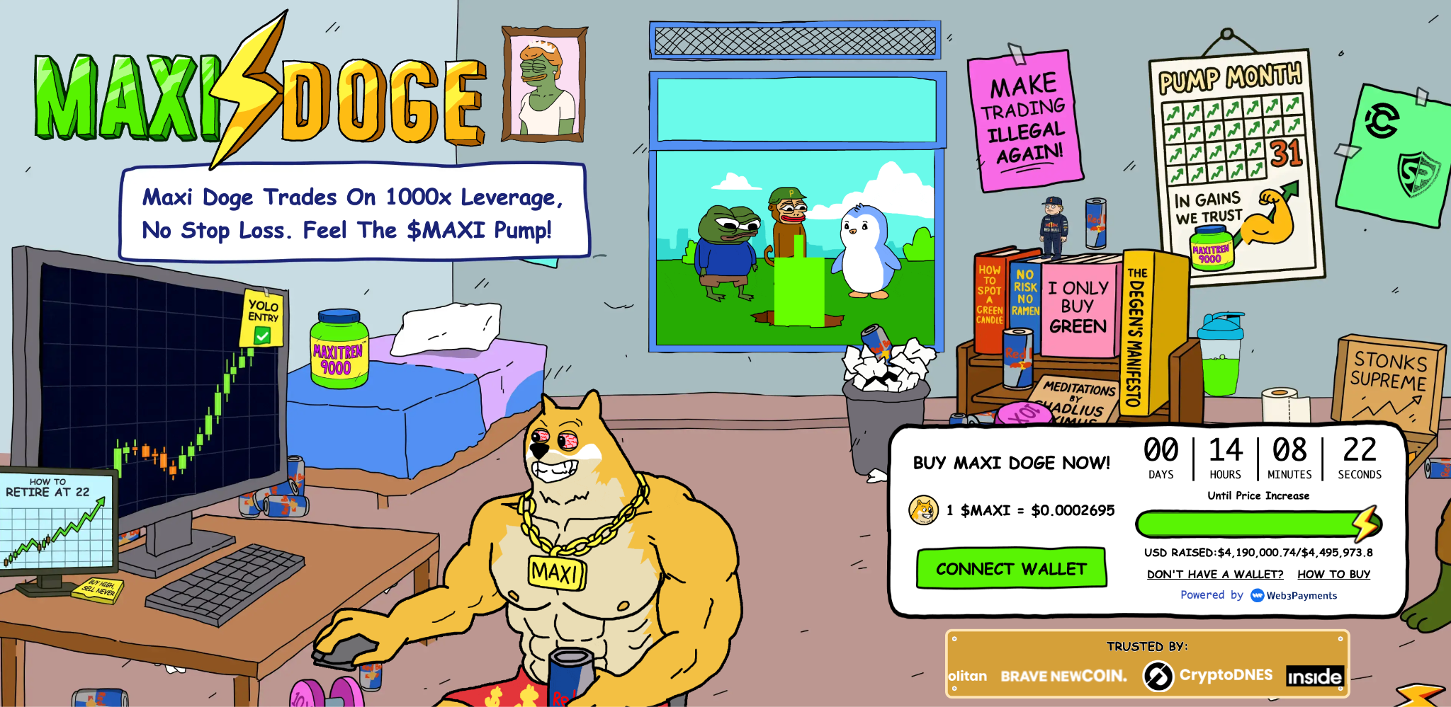 Momentum Continues as Hundreds of New Investors Join the Maxi Doge Presale