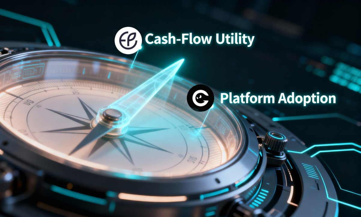 Point the needle to measurable edges, cash flows, or adoption, never noise.