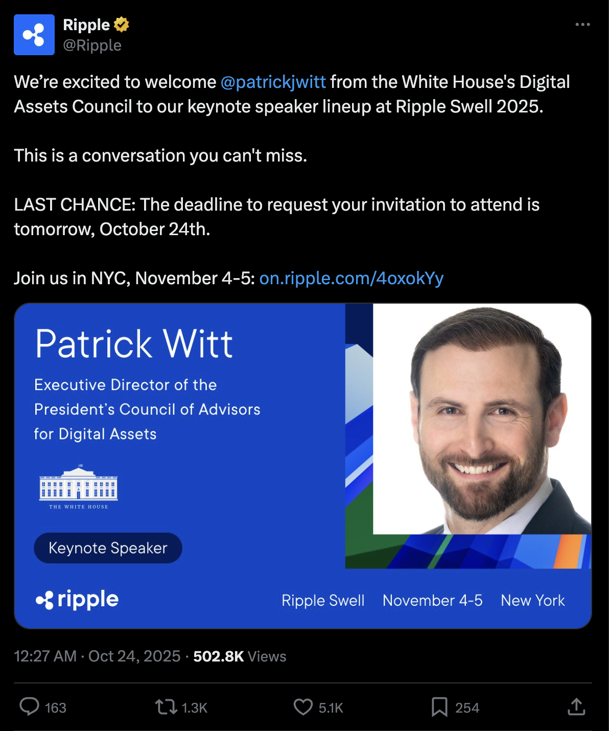 Ripple expands into prime brokerage