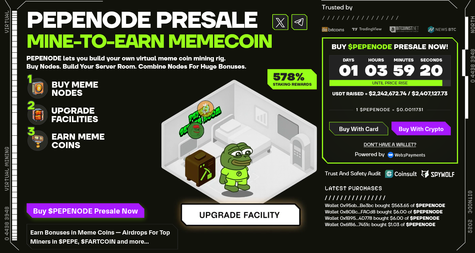 Visit PEPENODE Presale
