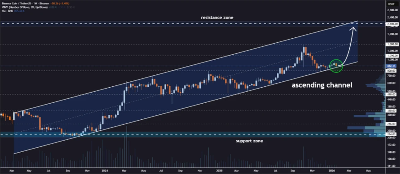 BNB Faces Key Resistance Test